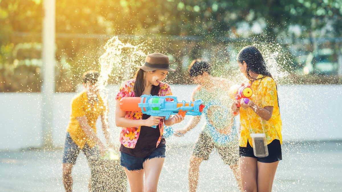 Songkran in Silom